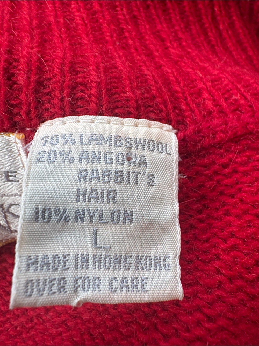 Cropped Red V-Neck Button-Front Cardigan - Picture 6 of 7